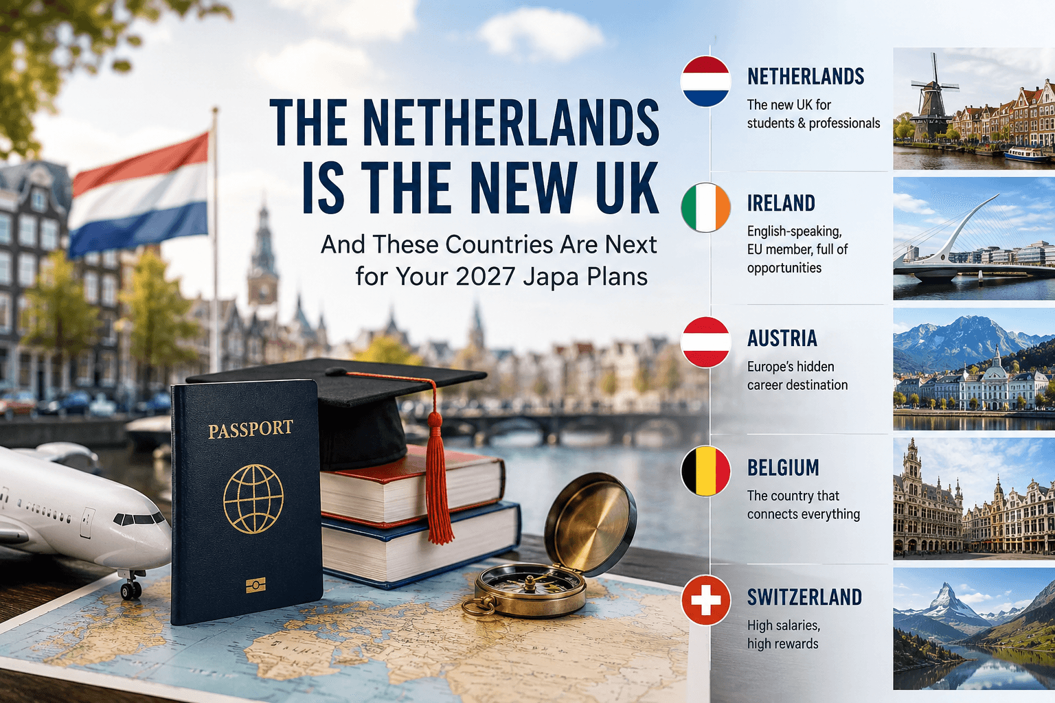 The Netherlands Is the New UK - And These Countries Are Next for Your 2027 Japa Plans